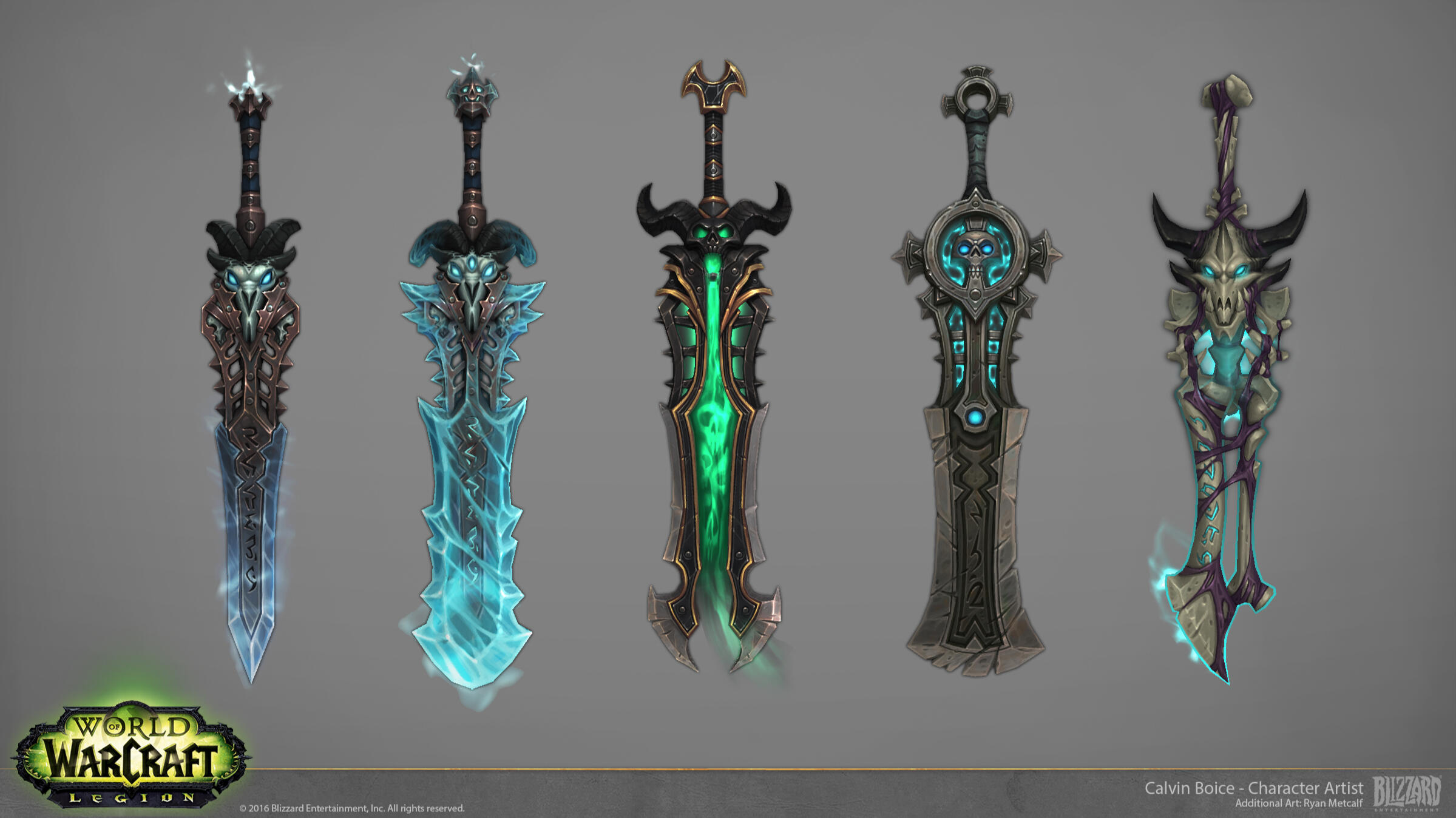 Death knight swords